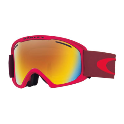 Men's Oakley Goggles - Oakley O2 XL Goggles. Red Rhone - Fire Iridium